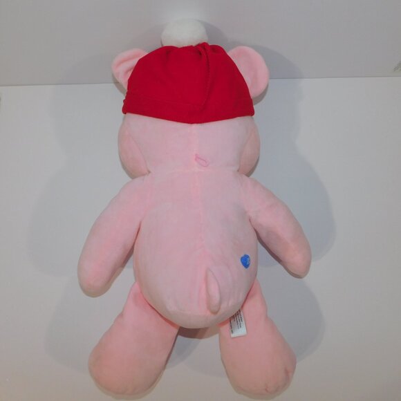 2023 Care Bears Large 20" Plush TRUE NORTH Stuffed Canada Maple Leaf Bear Pink - Picture 4 of 6